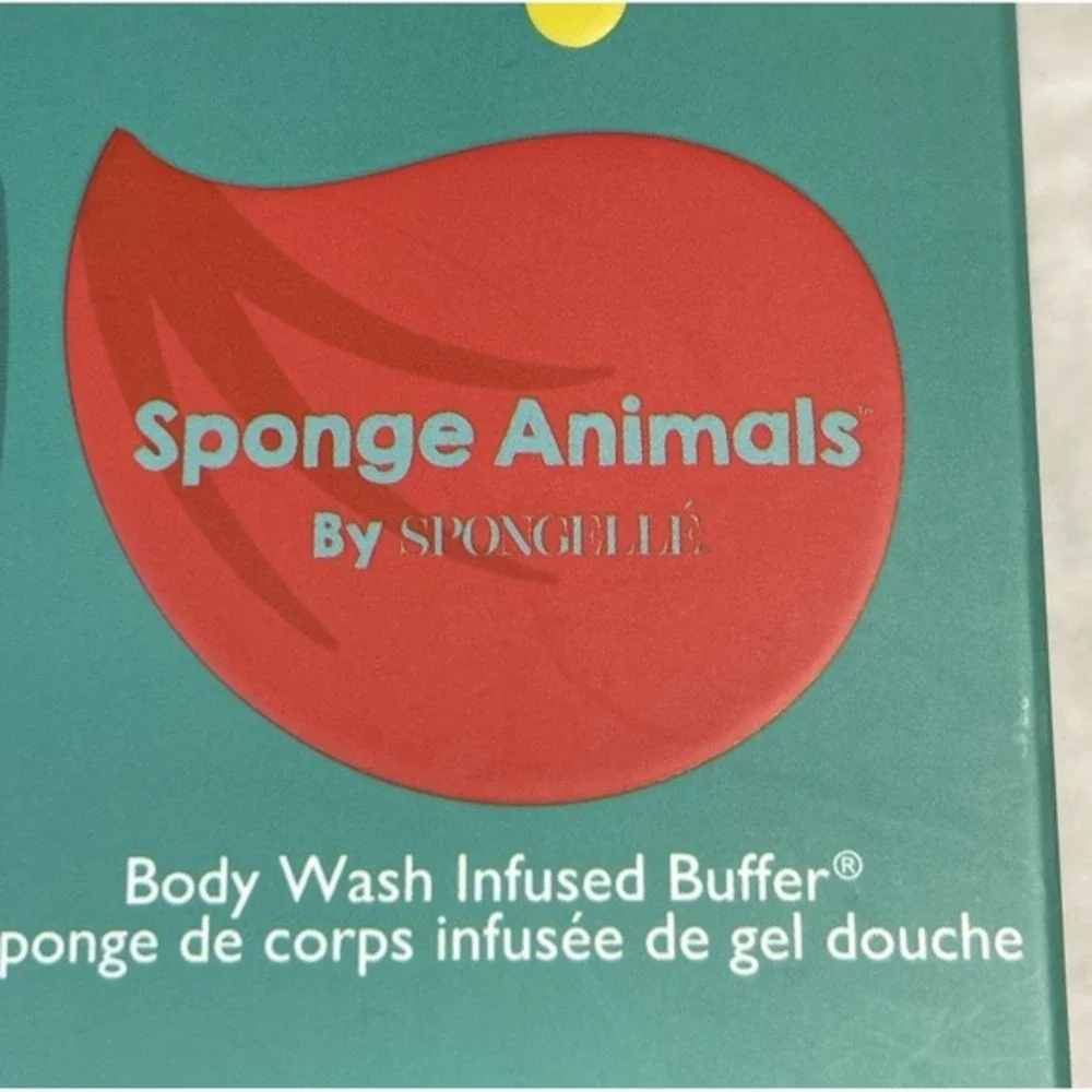 Spongellé Sponge Animals Fish Body Wash Infused Sponge Kids‎ 2.5 oz NEW